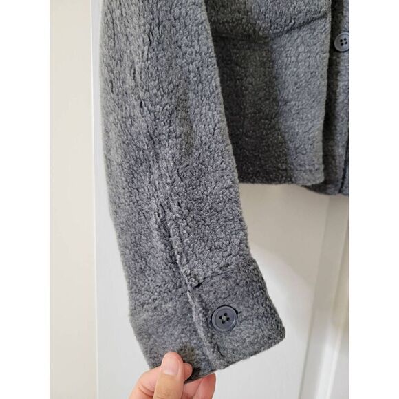 LNA Kasper Crop Sherpa Jacket S NWT - Picture 5 of 8